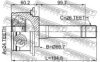 HYUNDAI 0K01222510D Joint, drive shaft